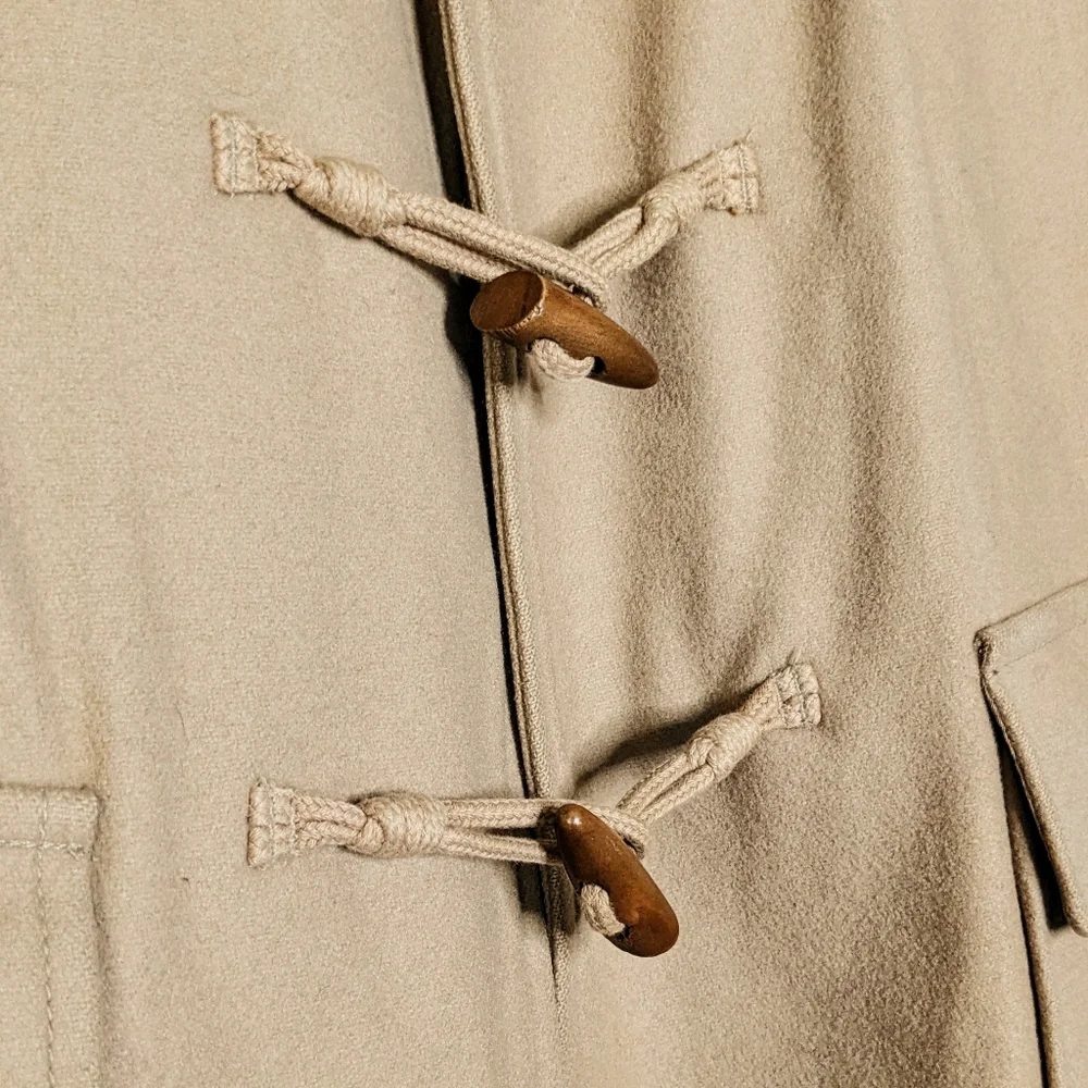 GAP Tan Peacoat with Toggle Closures - CLOSET CLOSING FINAL MARKDOWN - Picture 5 of 10